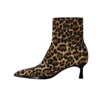 ZARA Ankle Boots 5cm Women's Leopard Print