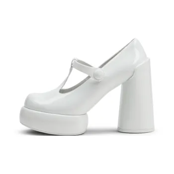 CHARLES&KEITH Chunky Heel High Heels 10.2cm Women's