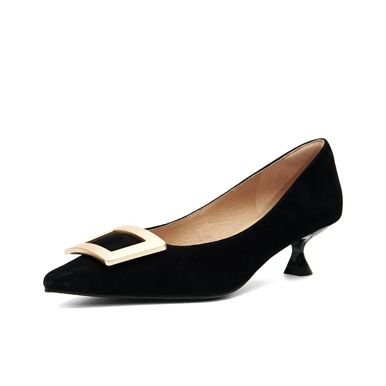 PT'SON Slim Heel High Heels 4.3cm Women's-1