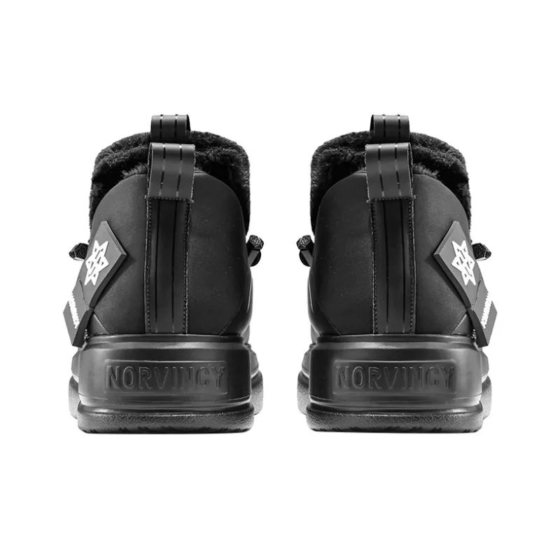 NORVINCY Snow Boots Unisex Black-3