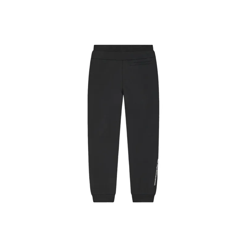 FILA Knitted Sports Pants Men's Jet Black-1
