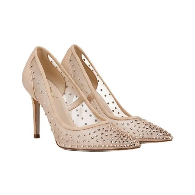 SAM EDELMAN Slim Heel High Heels 9.5cm Women's-7