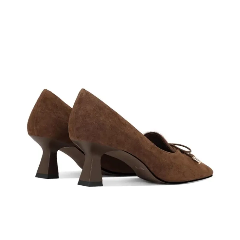 JESSICA SOPHIA Chunky Heel High Heels 5.5cm Women's-4