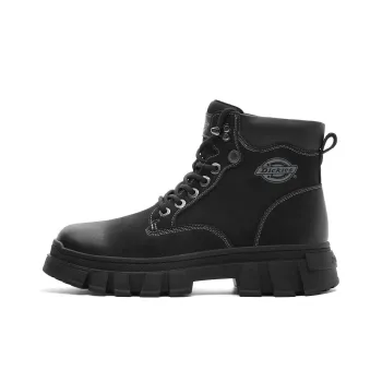 Dickies Winter Battle Boots Lightweight Wear Resistant Workwear Outdoor Fleece Lined Martin Boots Men's Black