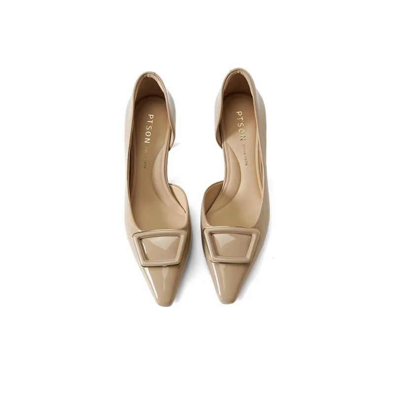 PT'SON Slim Heel High Heel Unlined Shoes 6.5cm Women's-14