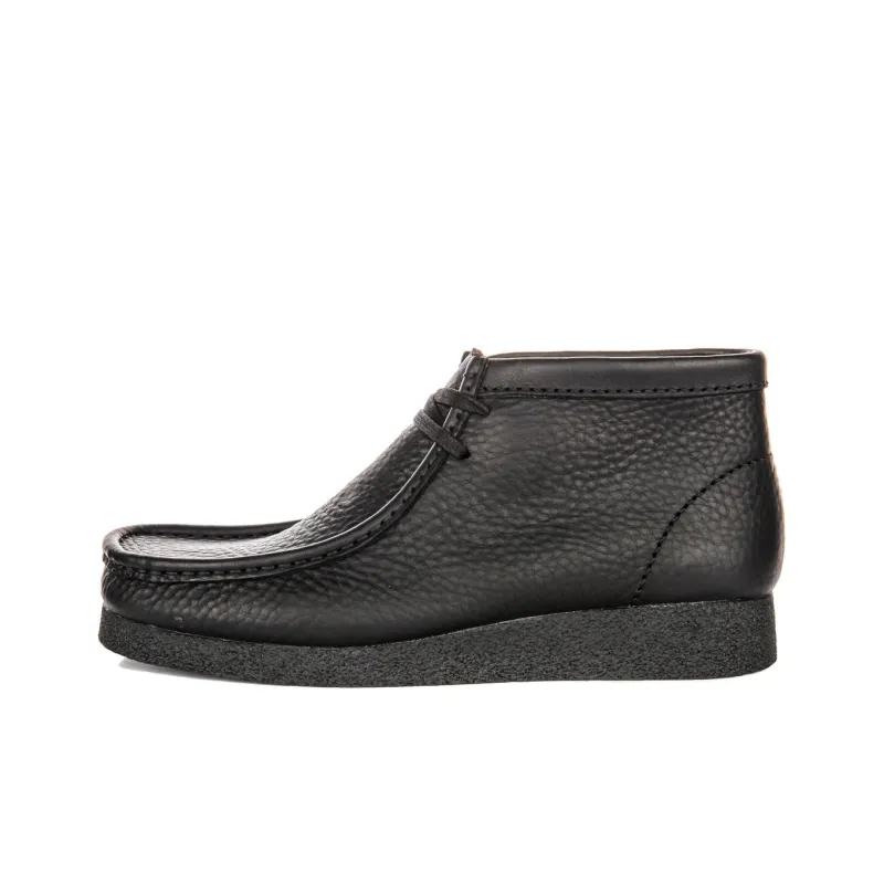Clarks Originals Wallabee Evo Boot Black Leather-0