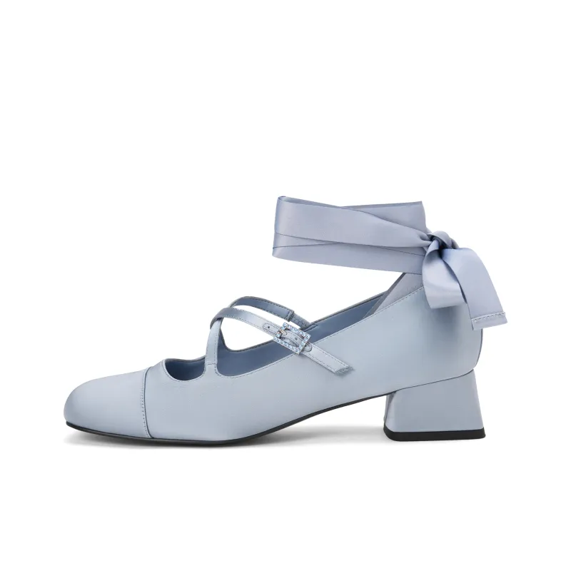 CHARLES&KEITH Glory Of Kings Collaboration Series Chunky Heel High Heels 3.6cm Women's-3
