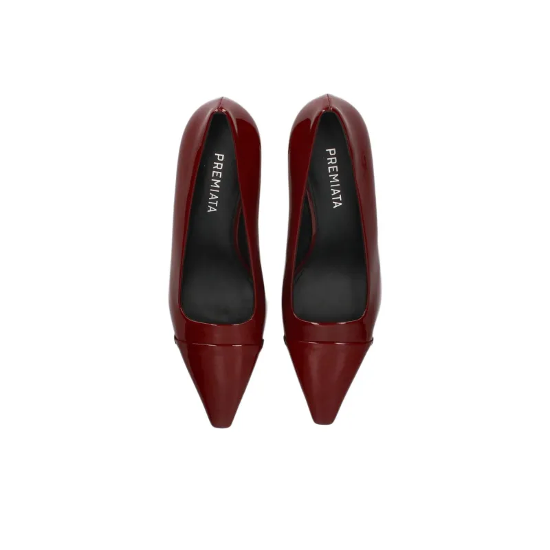 PREMIATA Cher Décolleté Slim Heel High Heels Women's Red-5
