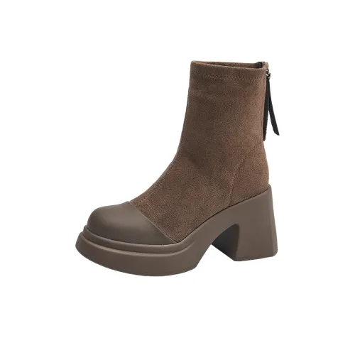 SANTA BARBARA POLO & RACQUET CLUB Ankle Boots Women's Khaki