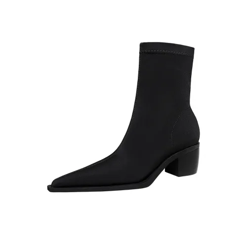BIGTREE Ankle Boots Women's Black
