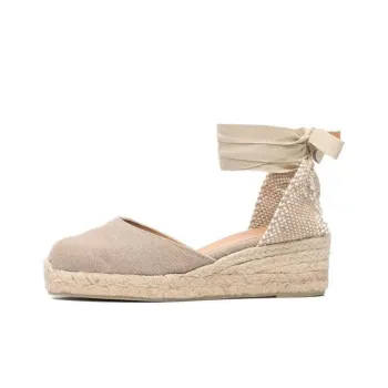 Castañer Carina /3/002 Ankle Strap Wedge Espadrilles Women's