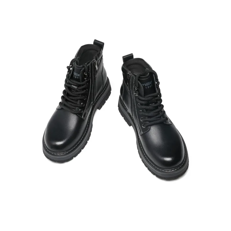 MILLIE'S Short Martin Boot Men's Black-4