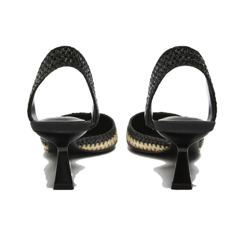 ZARA Slim Heel High Heels 5cm Women's Multicolor-4