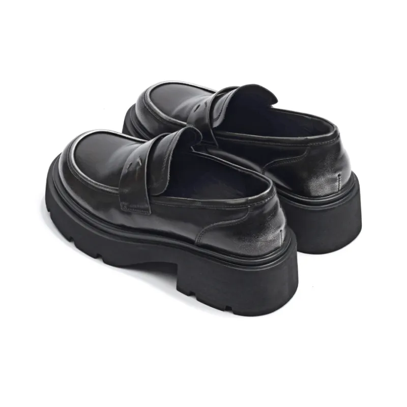 CENTRAL&KITTY Chunky Heel Platform Loafers 5.5cm Women's-8