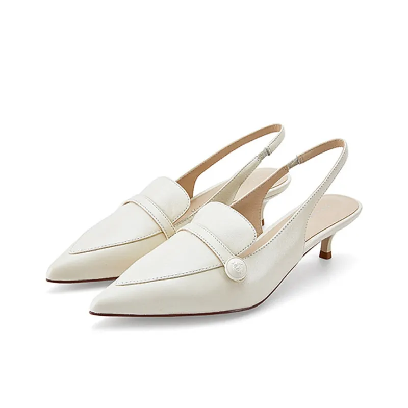 D FUSE SCANDINAVIA High Heels Women's Black/Ivory/Beige Yellow-5