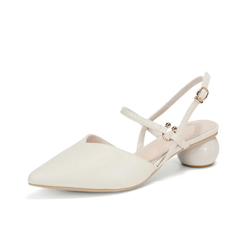 DAPHNE High Heels Women's Ecru/Light Blue-1