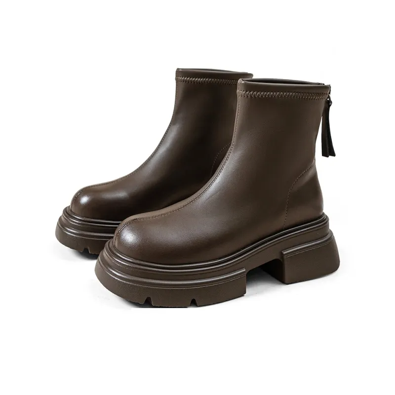Medd Ankle Boots Women's Black/Brown-4