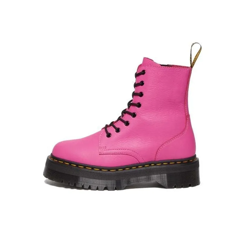 Dr. Martens Jadon Leather Platform Ankle Boots-0