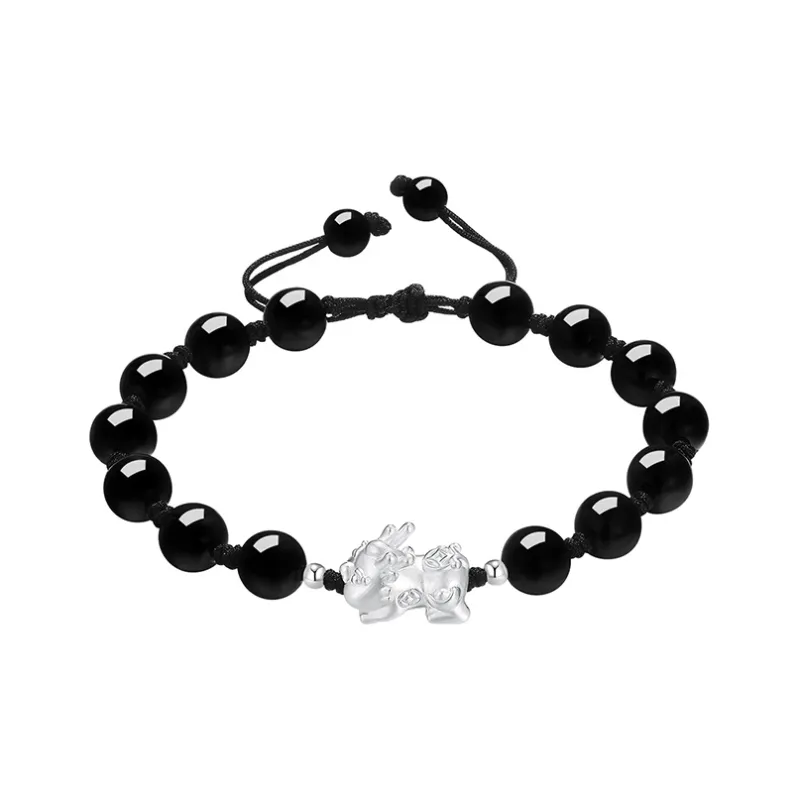 SINO GEM Glass Cat Eye Bracelets Unisex-1