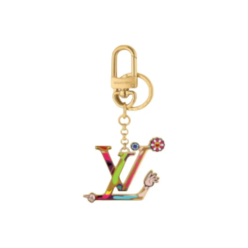LOUIS VUITTON X Takashi Murakami Iconic Superflat Key Holder-0