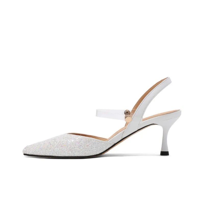 CAMEIDO High Heels Women's White-0