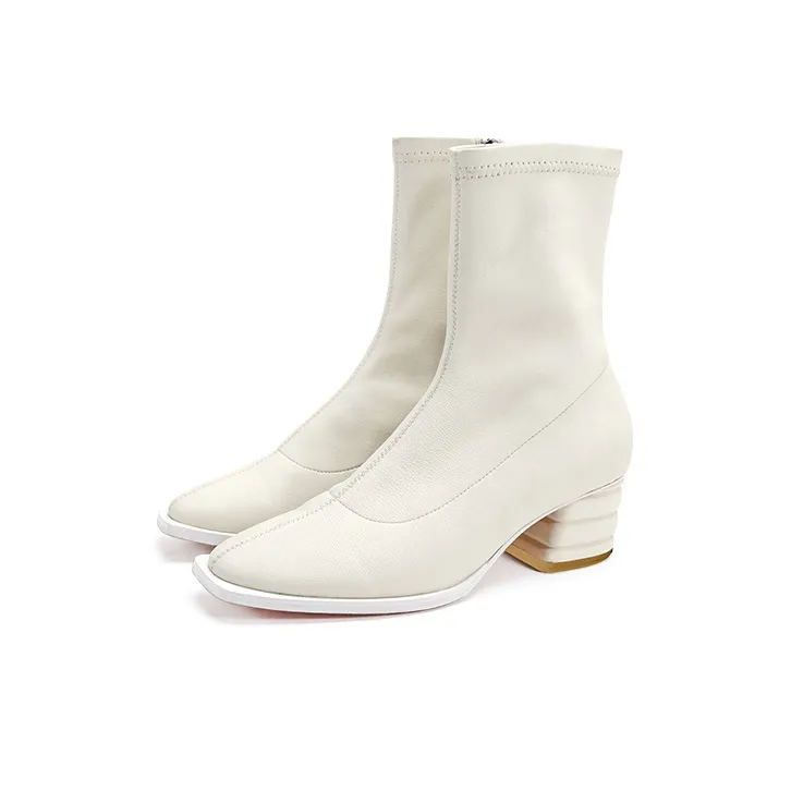 CICIFOR Xixi Furong Ankle Boots Women's White-2