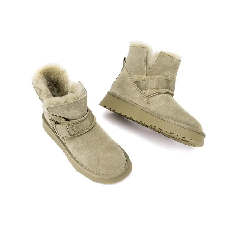 AOKANG 13cm Snow Boots 3.5cm Women's-4