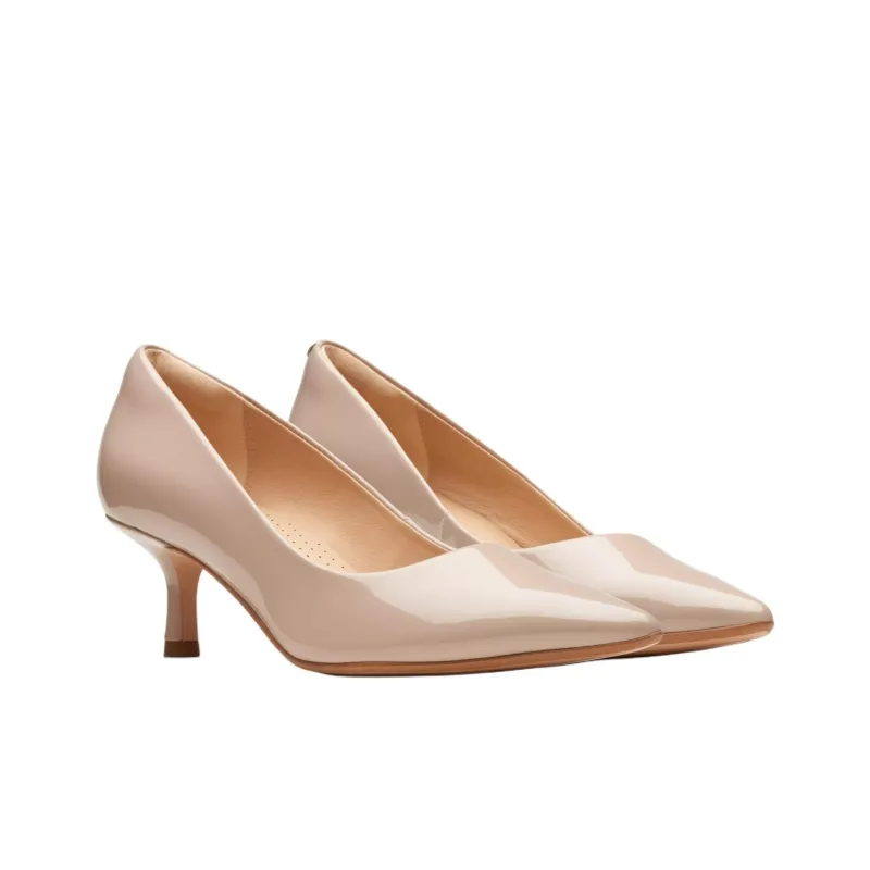 Clarks Slim Heel High Heels Women's Natural-2