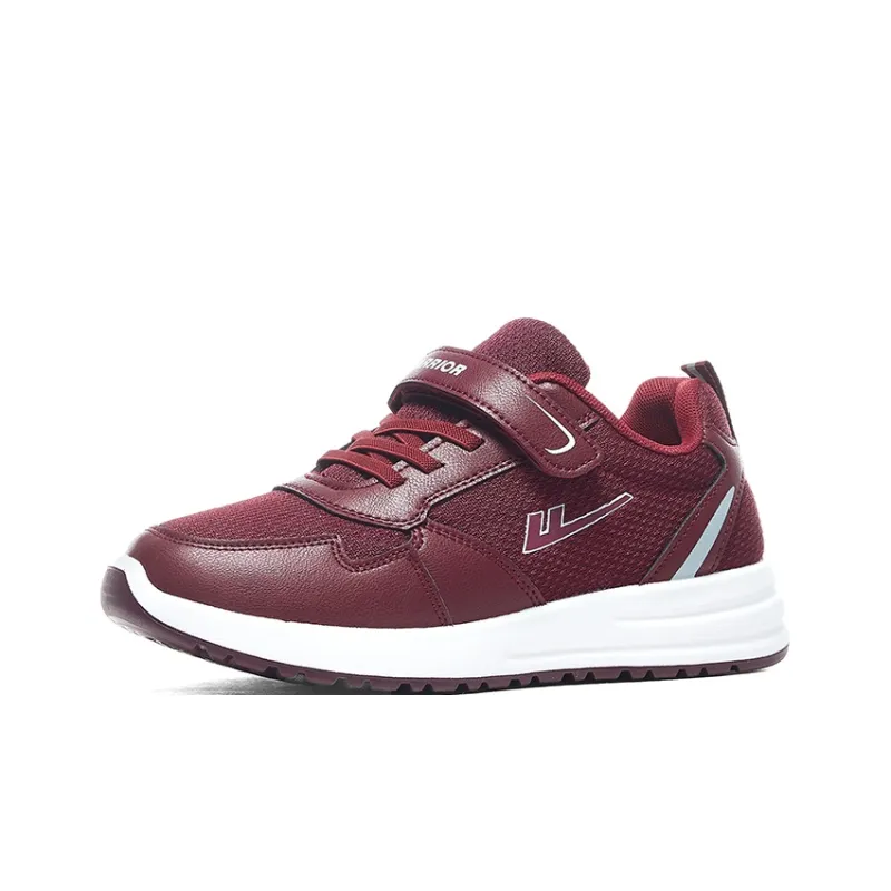 Warrior Anti Slip And Wear Resistant Lightweight Low Top Casual Shoes Women's Red-1