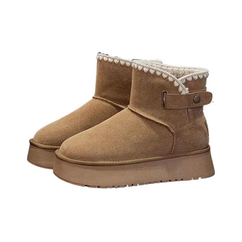 The Mystery Of Glamour Warm Cushioning Short Snow Boots Women's-1