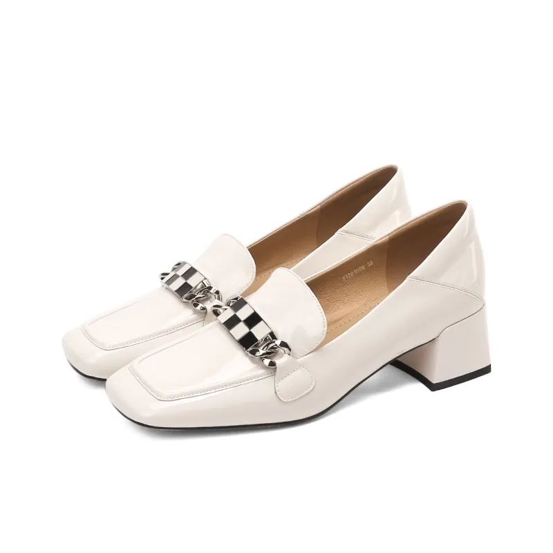 VEDULLAR Chunky Heel High Heels 4.5cm Women's-9