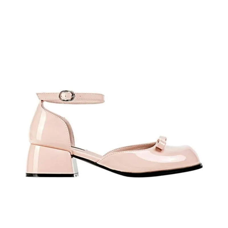 Wonderful Couple Chunky Heel High Heels 4.5cm Women's-1
