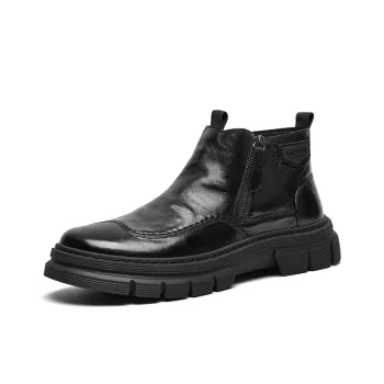 Hautton Jeans Ankle Boots Men's Black