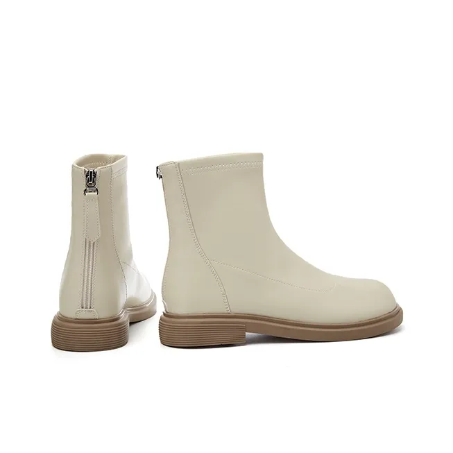 DAPHNE Ankle Boots Women's Black/White-8