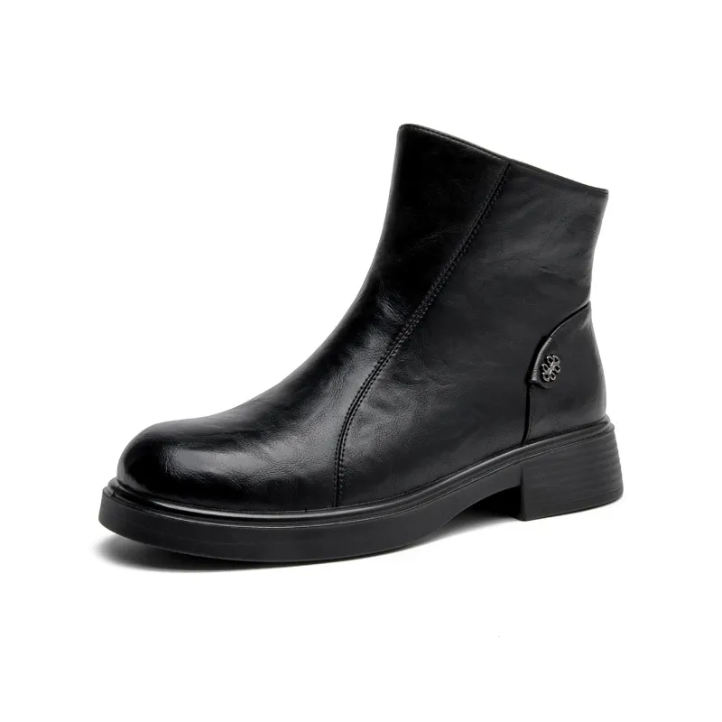 AOKANG Ankle Boots 3.8cm Women's Black-0