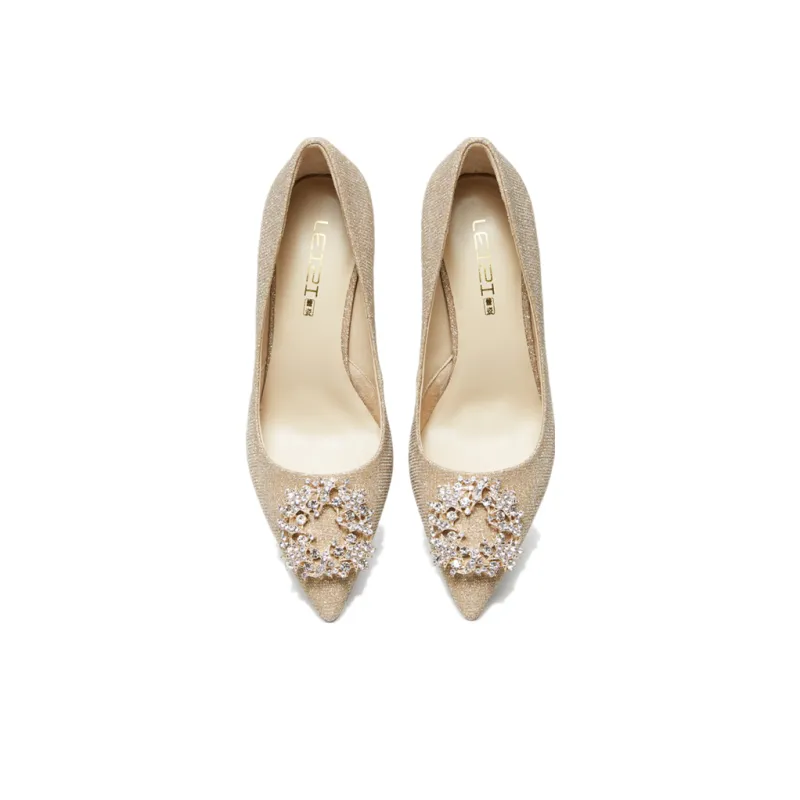 Lazi Slim Heel High Heels Women's-2