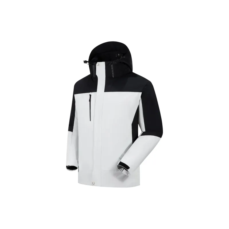 Yalu Diagonal Zipper Thermal, Abrasion Resistant, Breathable, Waterproof, Windproof Windbreaker Jacket Unisex-5