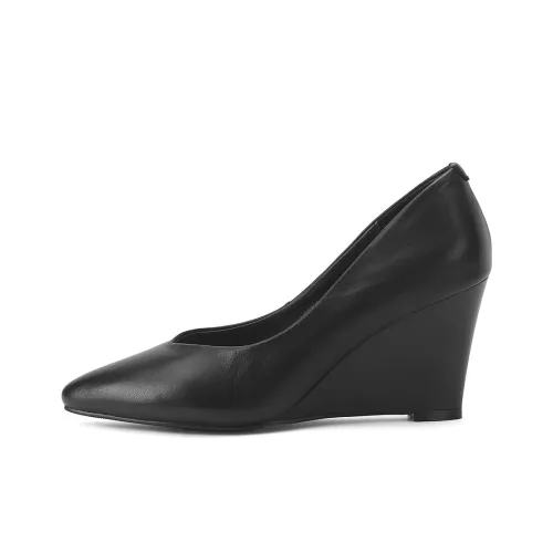 PIERCE GENTRY Wedge Heel High Heels 7.5cm Women's