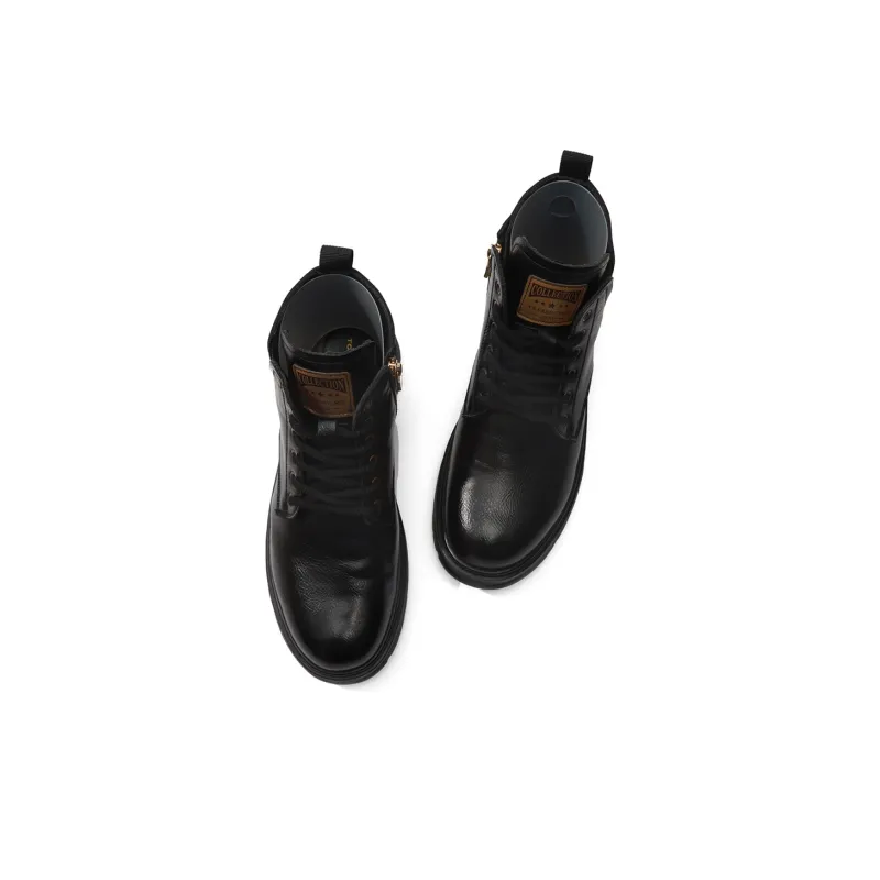TOM TAILOR Cool Black Urban Techwear Fashion Boots Martin Boot Men's-5