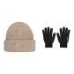 Brown Cap+Black Glove