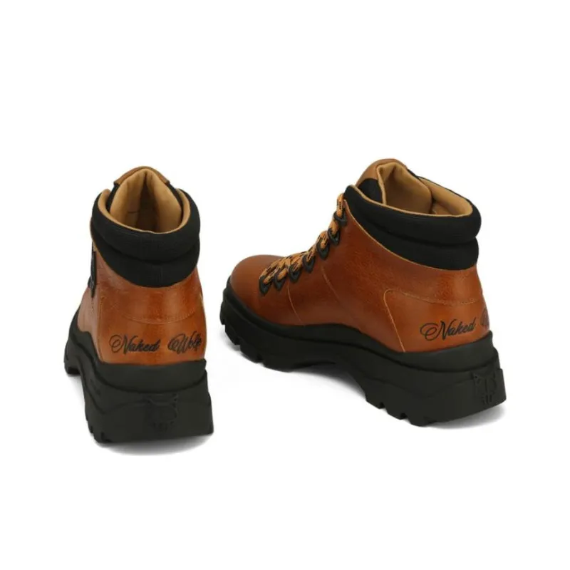 Naked Wolfe Aspen Ankle Boots Men's Brown-4