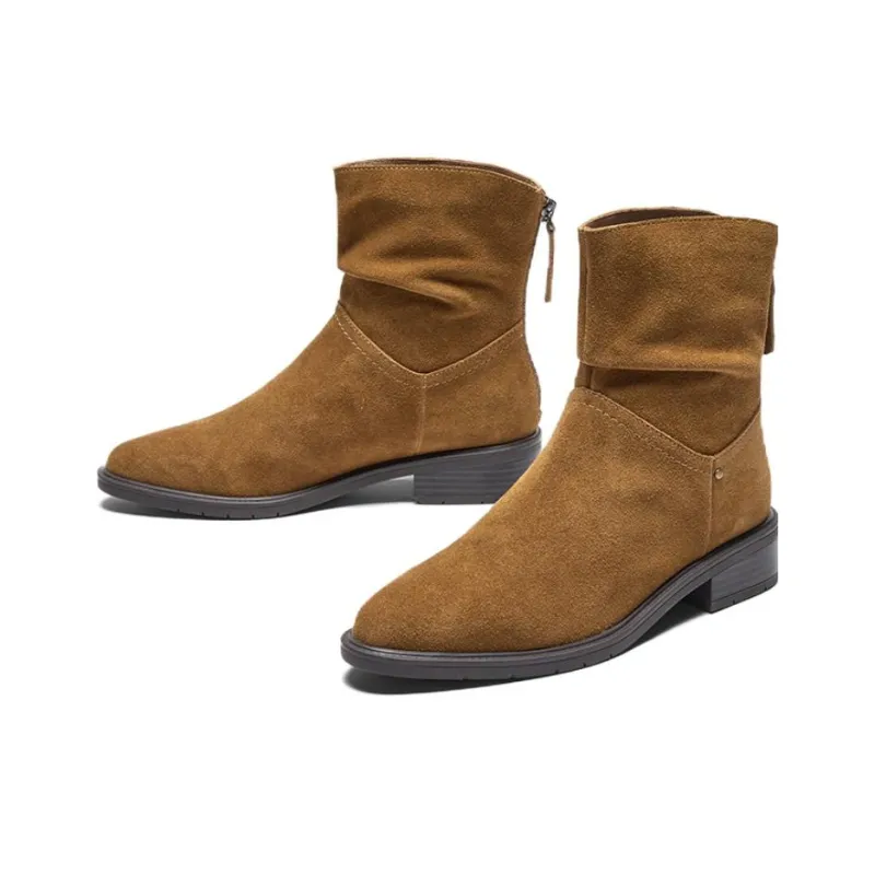 BATA Ankle Boots Women's Black/Apricot/Brown-14