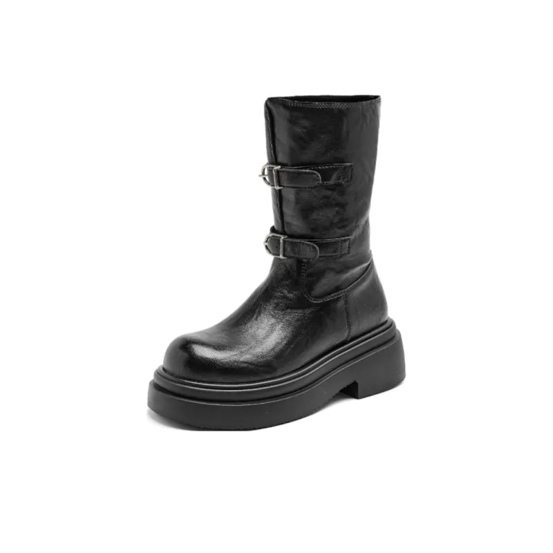 AGSDON Ankle Boots Women's Brown-7