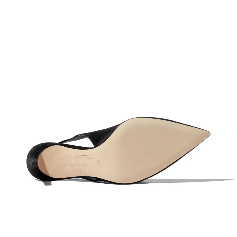 SCAROSSO X Brian Atwood Sutton Pointed-Toe Slingback Pumps-4