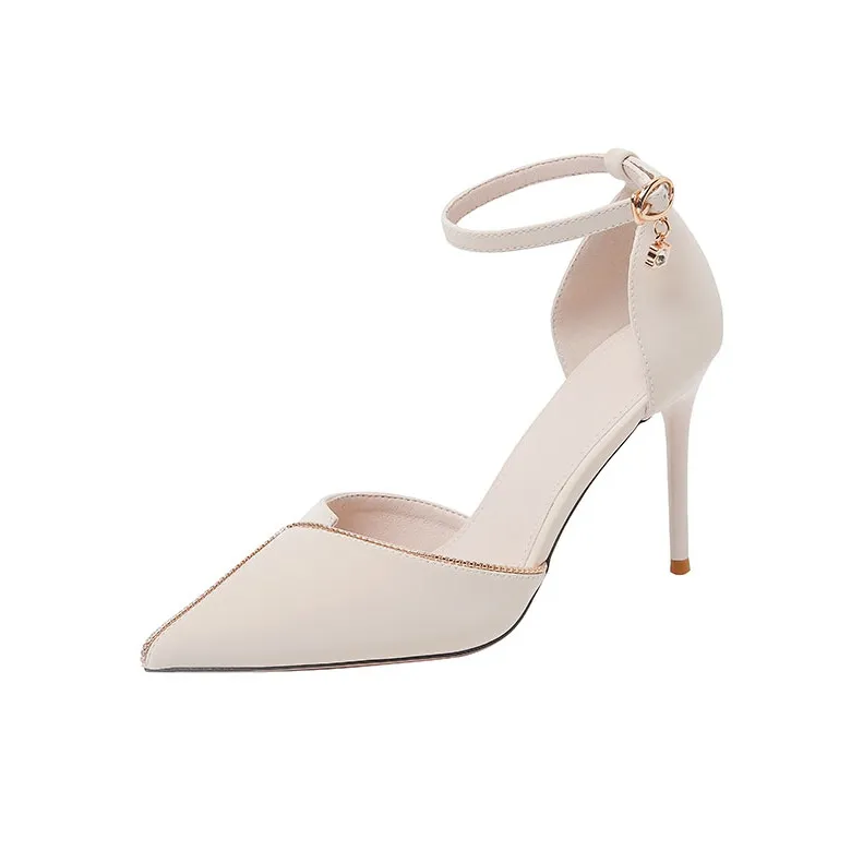HKCP Slim Heel High Heels 9cm Women's-4