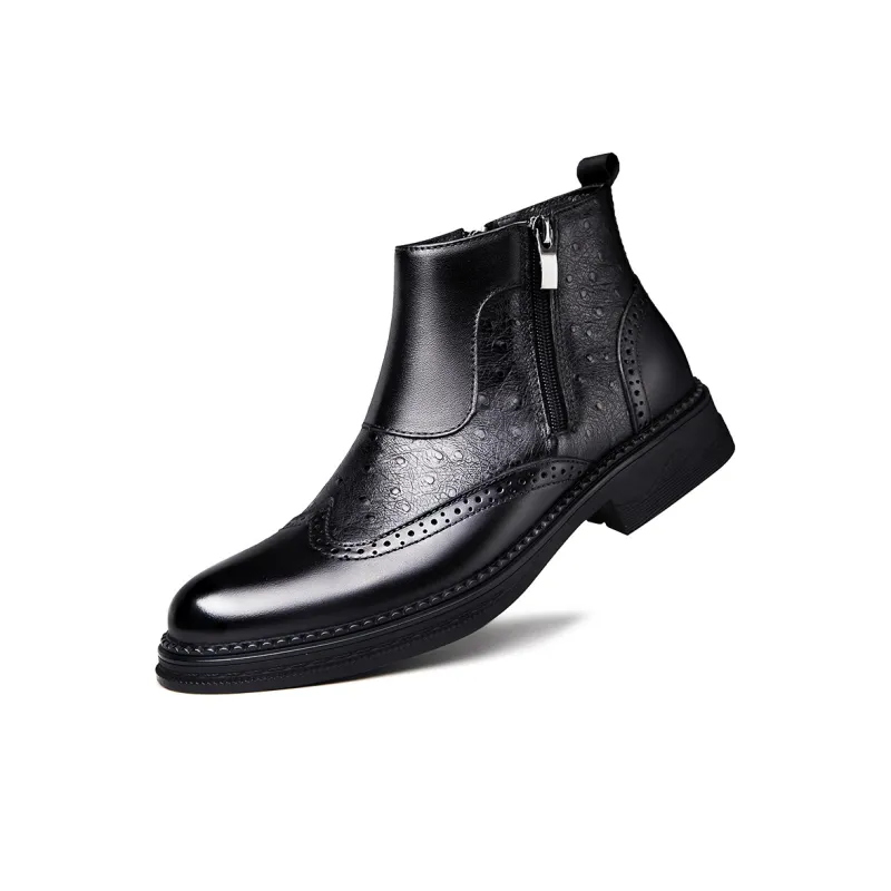Bull Thunder Ankle Boots Men's Black-6