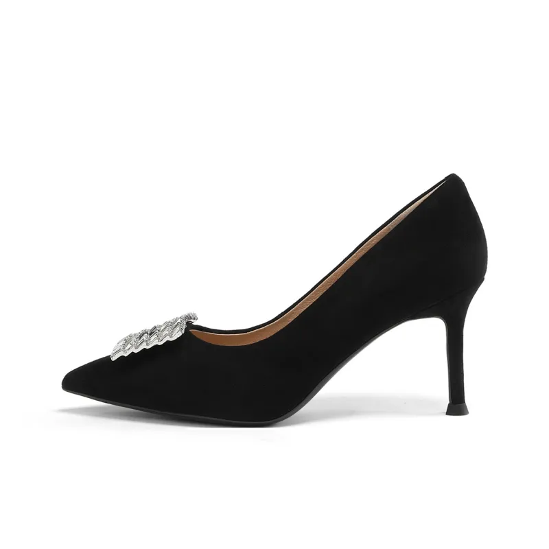 ST&SAT Slim Heel High Heels 8.3cm Women's-3