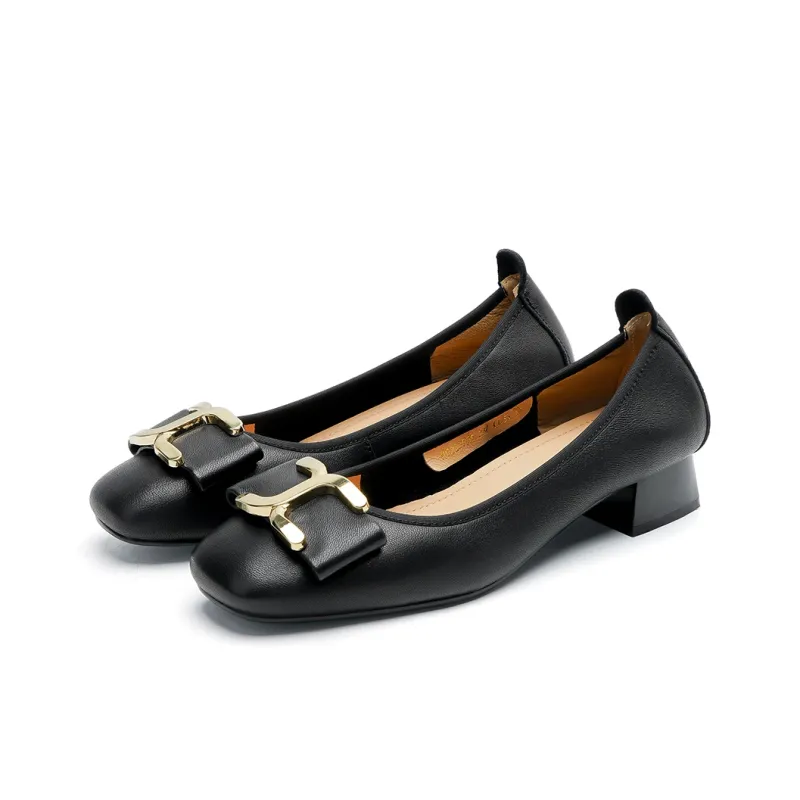 HARSON Chunky Heel High Heels 3.2cm Women's-1