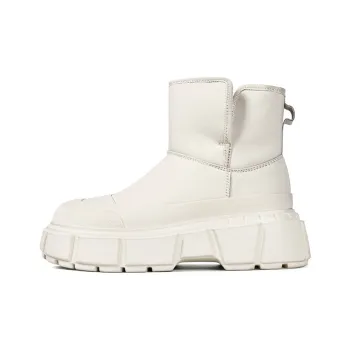 CAMEIDO Snow Boots Women's Beige/Black