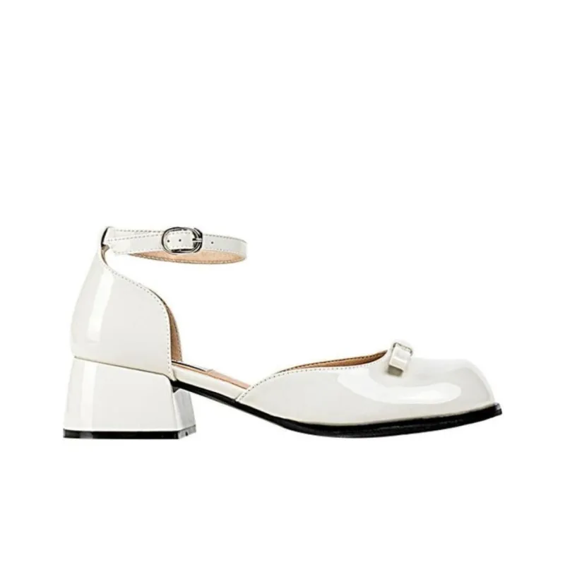 Wonderful Couple Chunky Heel High Heels 4.5cm Women's-3